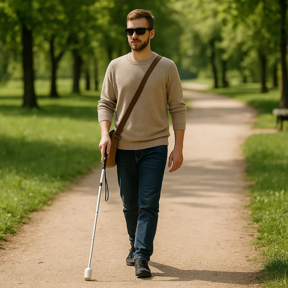 Blinden-Gehstock CASPER Plus aus Aluminium – 250931