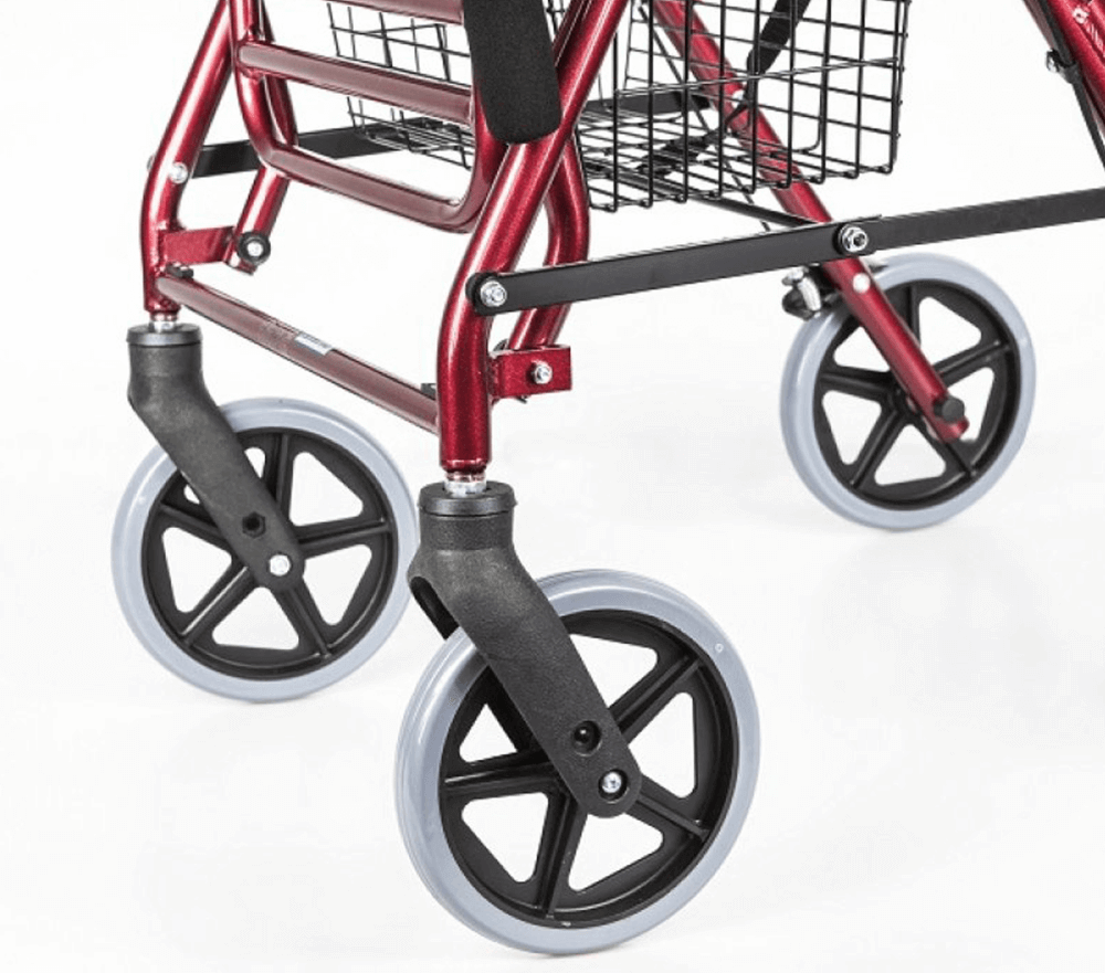 Aluminium Rollator mit Fußstütze - AT51018