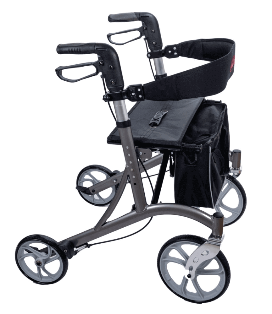 Leichtgewicht Rollator mit Tasche und Rückengurt - AT51037