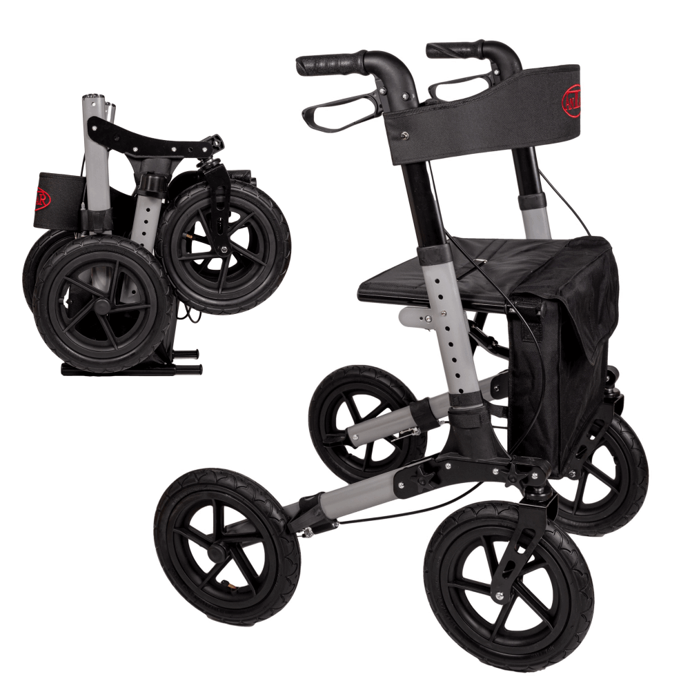 Luftbereifter Reise Rollator - AT51036