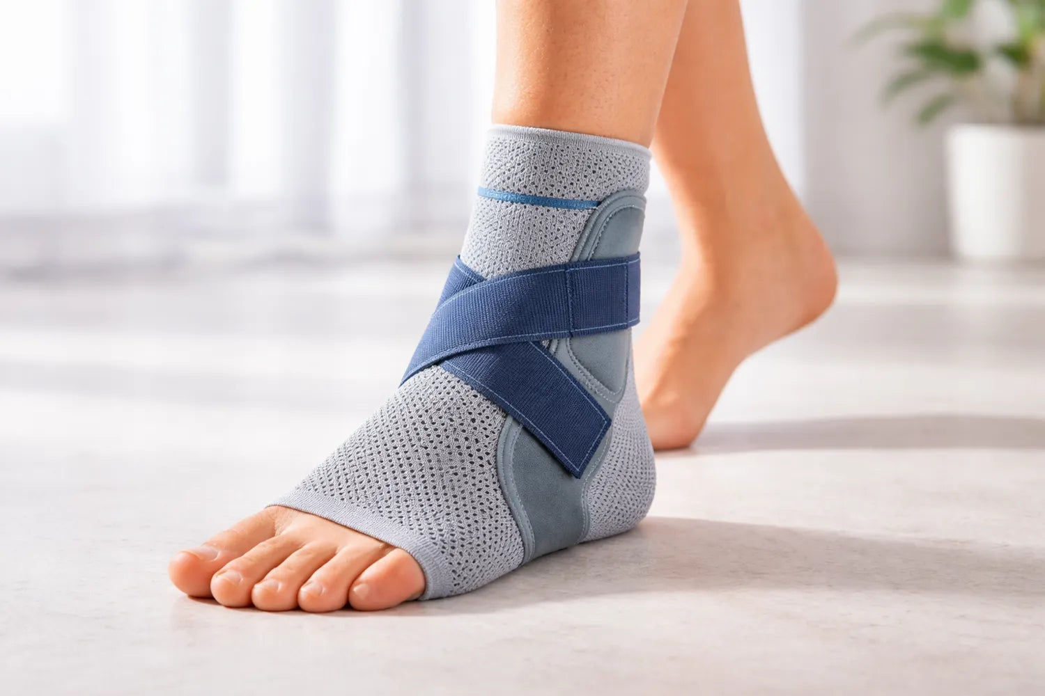 Sprunggelenkbandage zur Stabilisierung des Knöchels – elastisch, komfortabel und für Alltag und Therapie geeignet