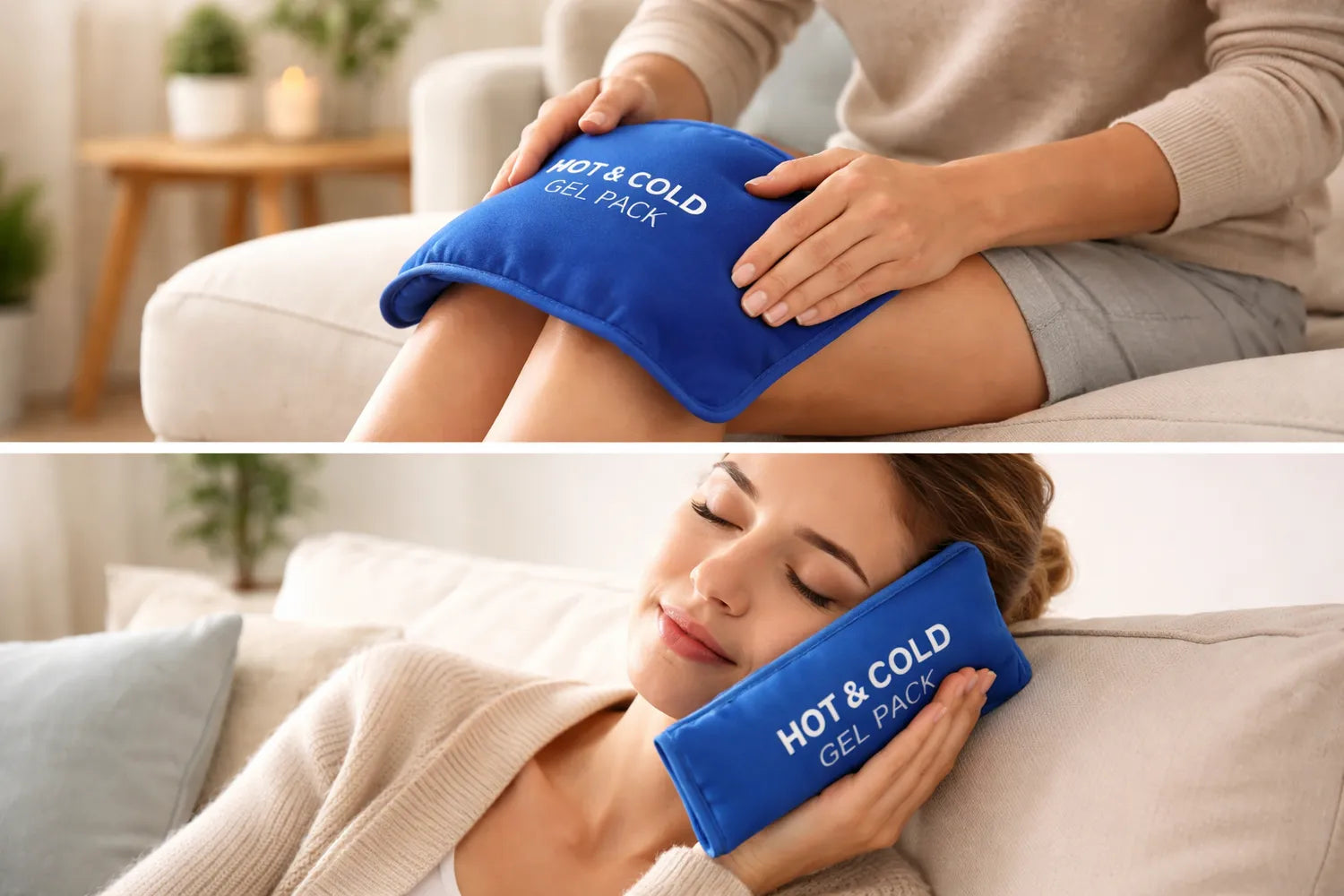 Kalt-Warm-Kompresse zur Kühlung und Wärmetherapie bei Schmerzen