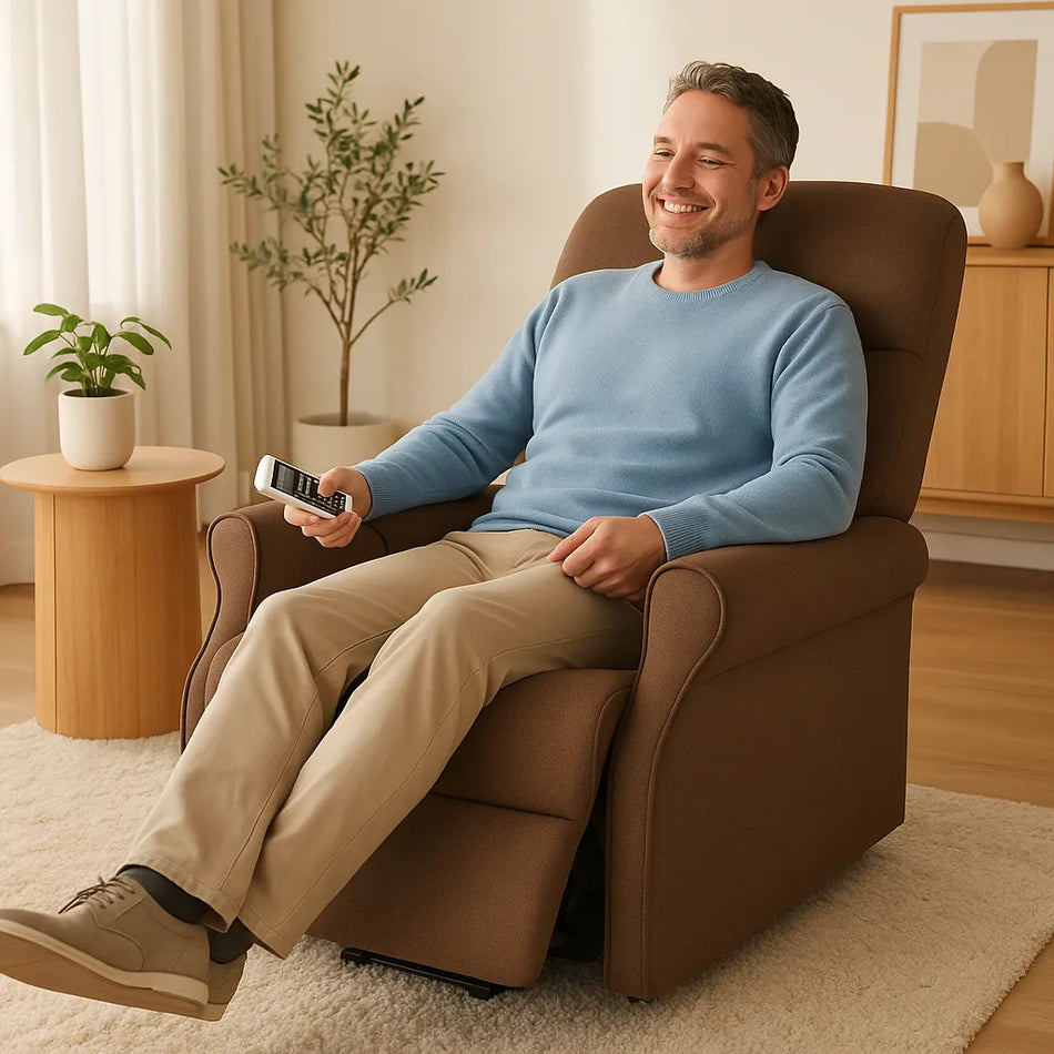 Aufstehsessel Deluxe – Elektrischer Massagesessel mit Aufstehfunktion
