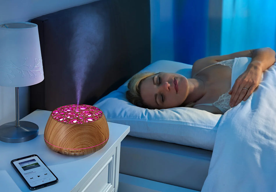 LED Aroma Bluetooth Speaker – Duftdiffusor mit Licht & Musik