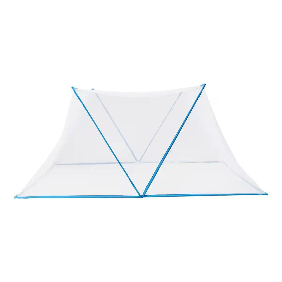 faltbares Moskitonetz für Einzelbett 200×100 cm – selbstspannendes Pop-up Insektennetz zum Überlegen, Schutz vor Mücken und Fliegen