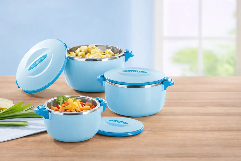 Warmhalte-Schüssel  isolierte Thermoschüssel mit Deckel, doppelwandig, hält Speisen lange warm, ideal zum Servieren