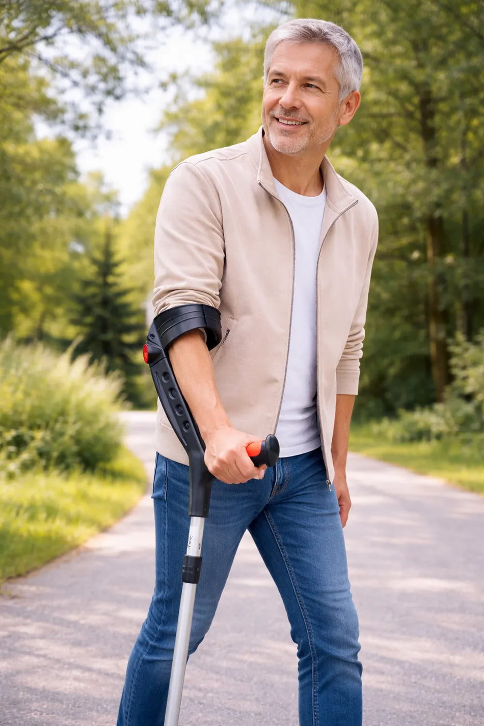 Ellbogenkrücke höhenverstellbar ergonomisch 120 kg