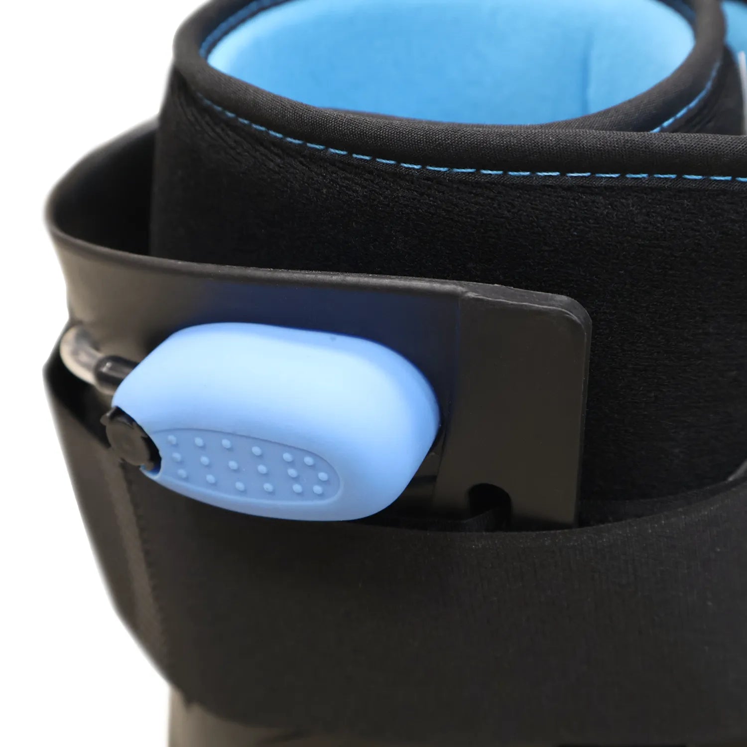 pneumatische Sprunggelenkorthese Air Walker kurz mit Luftpolstern – Unterschenkelorthese mit Luftkammer-Pumpe zur Stabilisierung