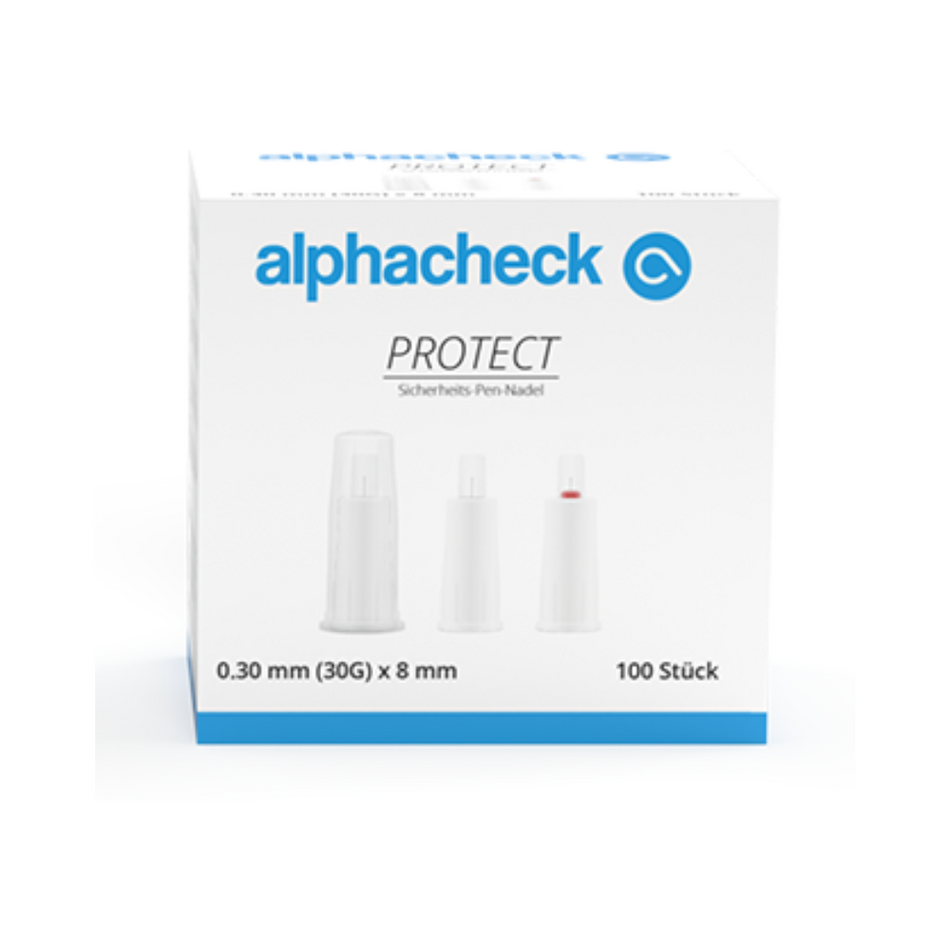 Alphacheck PROTECT Sicherheits-Pen-Nadeln, verschiedene Größen