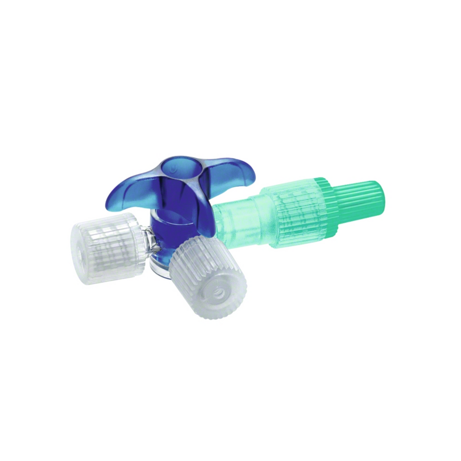 B. Braun Discofix® C Dreiwegehahn, 1 Stück, blau