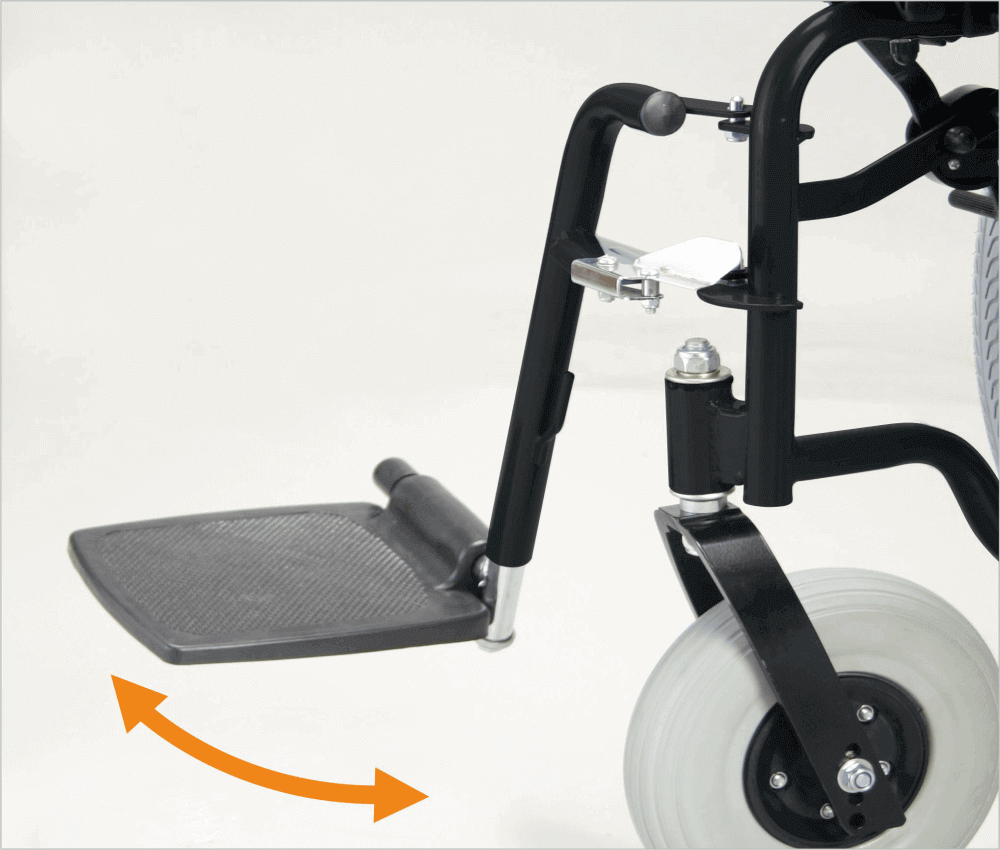 ECON 220 - Stahl Rollstuhl - 41, 43, 46 cm bis 120 kg
