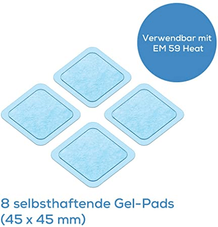 Ersatz-Gelpads für TENS & EMS – kompatibel mit Beurer EM 59 Heat-Rehavibe