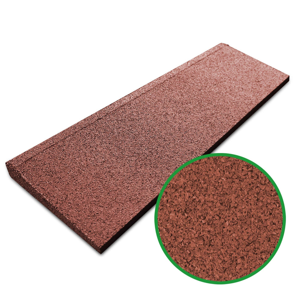 Gummigranulat Rampenmatte RISE - 75cm x 25cm x 4,5cm