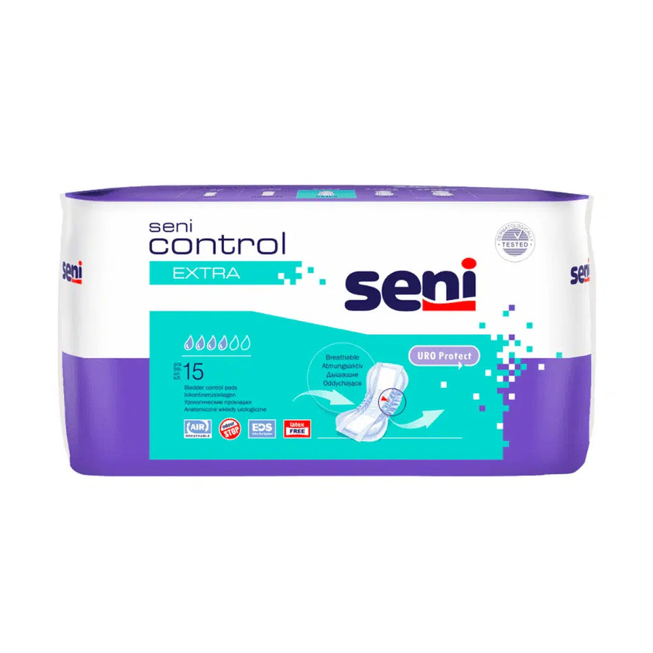 Seni Control Extra Inkontinenzeinlage | Packung (15 Stück)