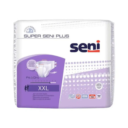 Inkontinenzhosen Super Seni Plus XXL Packung – extra atmungsaktiv, Fit & Dry, Seni Inkontinenzslip