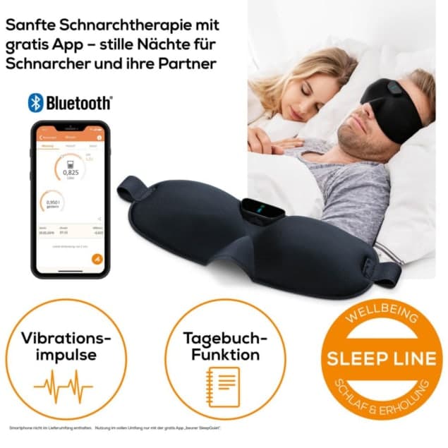 Schnarchmaske mit App-Steuerung sanfte Hilfe Rehavibe Schnarchmaske mit App-Steuerung sanfte Hilfe Rehavibe