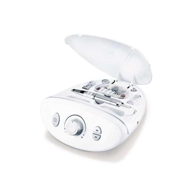 maniküre pediküre gerät MP 100 Pro-Station mit 20.000 U/min, Fräser-Handstück und Aufsätzen für Nagelpflege